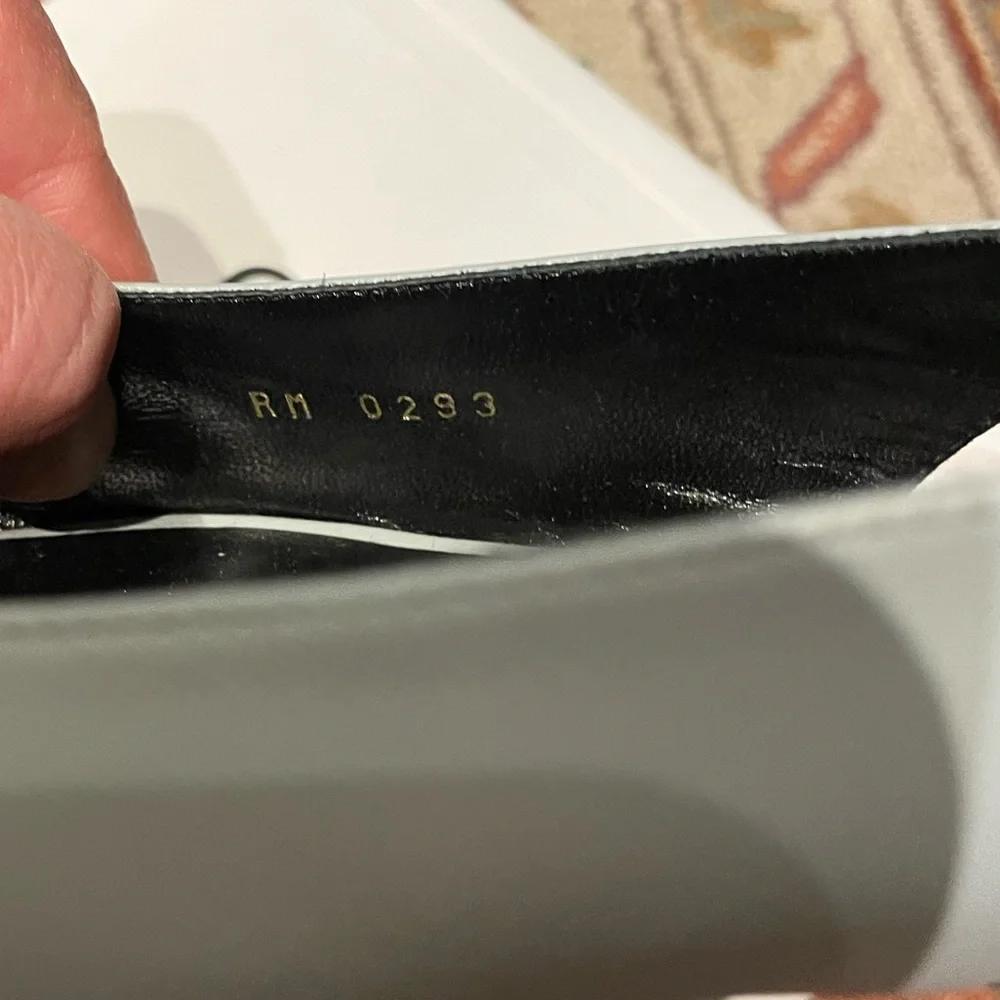 Celine Alma Triumph Soft Blue Slingbacks size 37 - Picture 7 of 8
